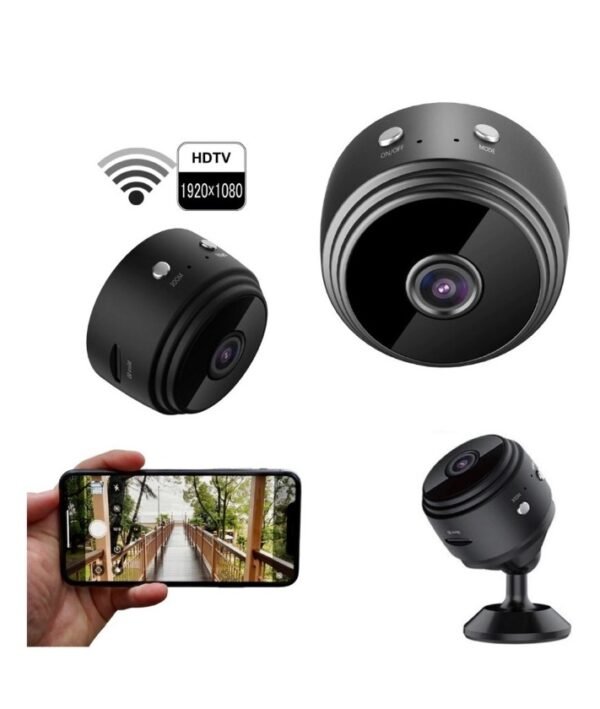 Mini Câmera espiã visão noturna com gravador de voz wifi A9