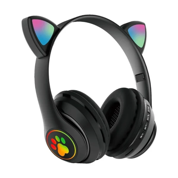 Fone Headset Gatinho Led Infantil - Image 2