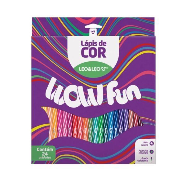 Ref 54  Lapis de cor WOW Fun 24 cores